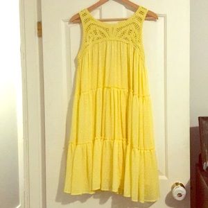 Yellow Boho Summer Dress